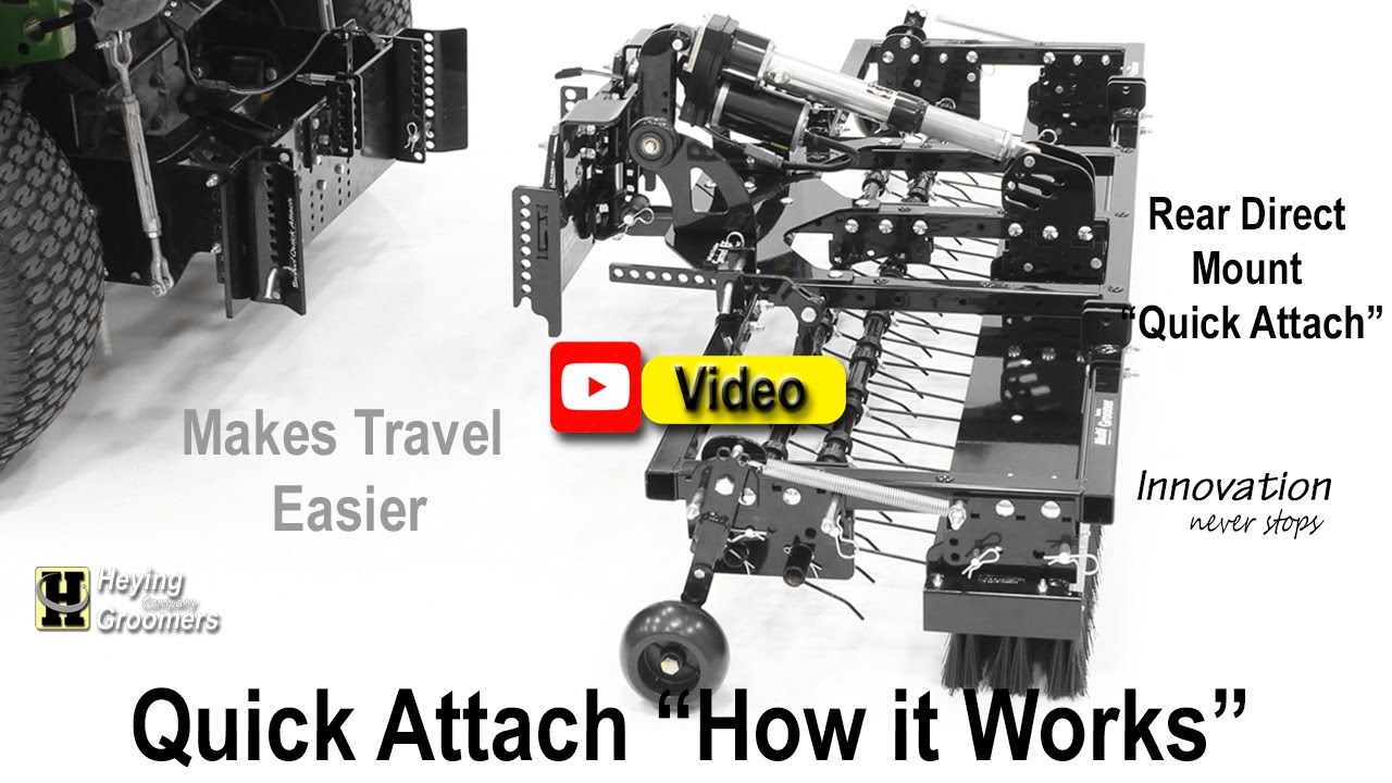 Trail Groomer Direct Mount for Utility Vehicles, Side by Sides, UTV's. Model "Quick Attach"