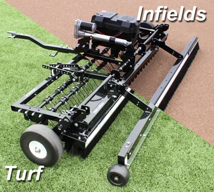 Hybrid Convertible Infield and Turf Groomer